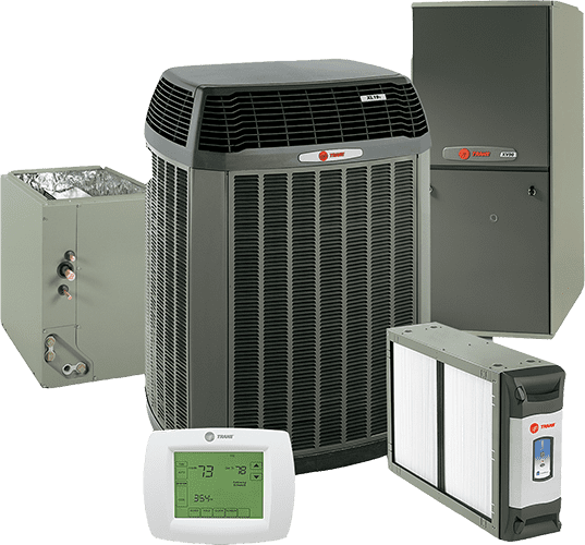 Trane HVAC installation in Harrisonburg, VA - image of Trane HVAC products